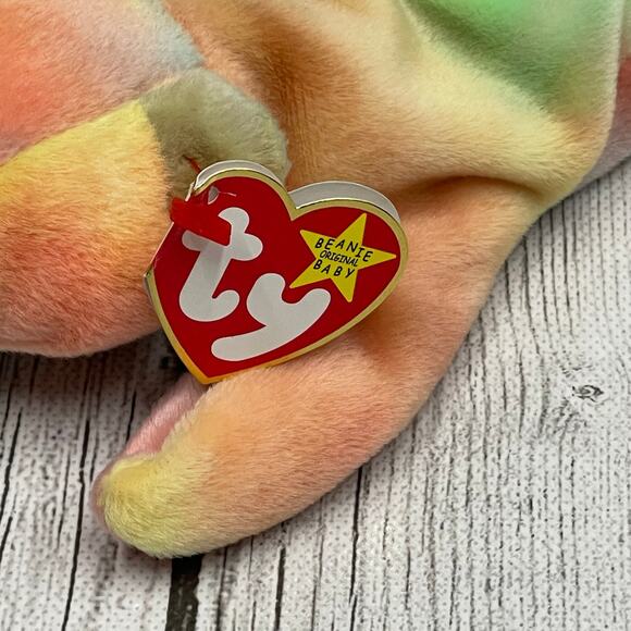 Rare Sammy the Bear TY Beanie Baby - Retired w/Errors - Picture 2 of 7